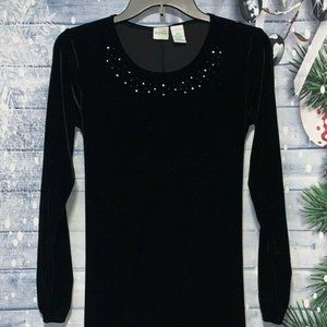 SOLD***Circo Girl's Black Sparkle Holiday Christmas Dress